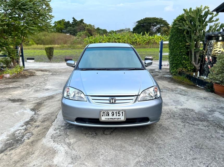 Civic ไดแมนชั่น ปี2001 ออโต้ มือเดียวป้ายแดง สีเดิม ไม่เคยแก๊ส 2