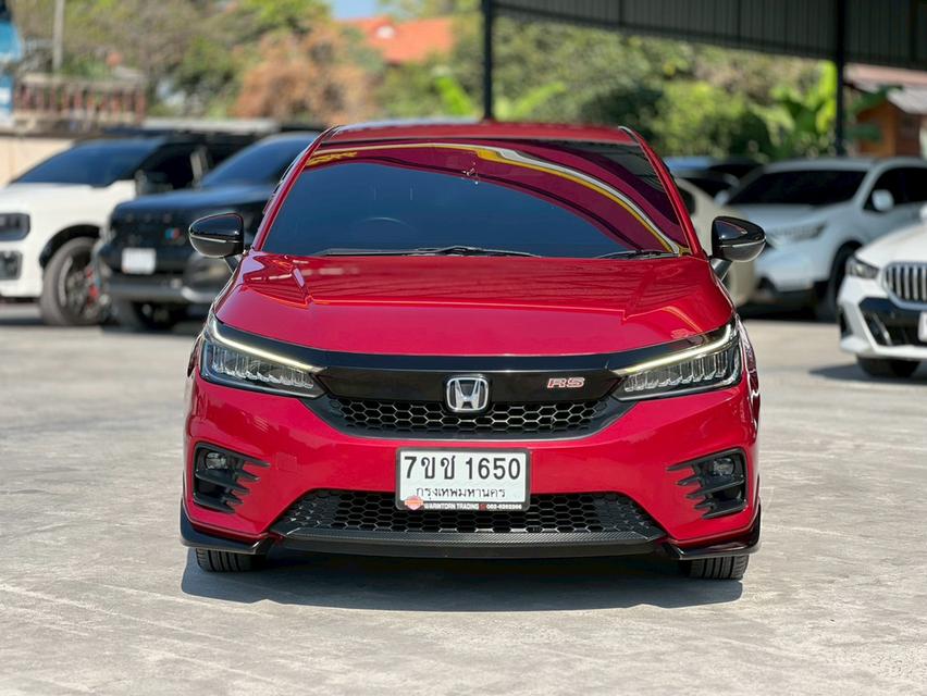 ปี 2020 HONDA CITY, 1.0 RS โฉม ปี19-ปัจจุบัน (4D)สีแดง เกียร์ออโต้ เบนซิน มือเดียวป้ายแดง รูปย่อยที่ 2