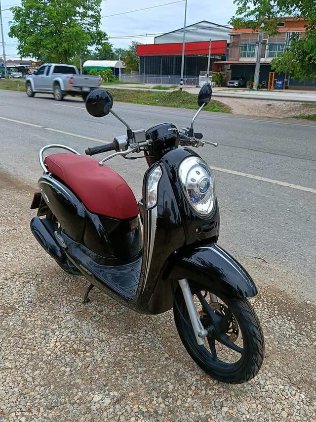 Honda scoopy i สีดำเบาะแดง 1