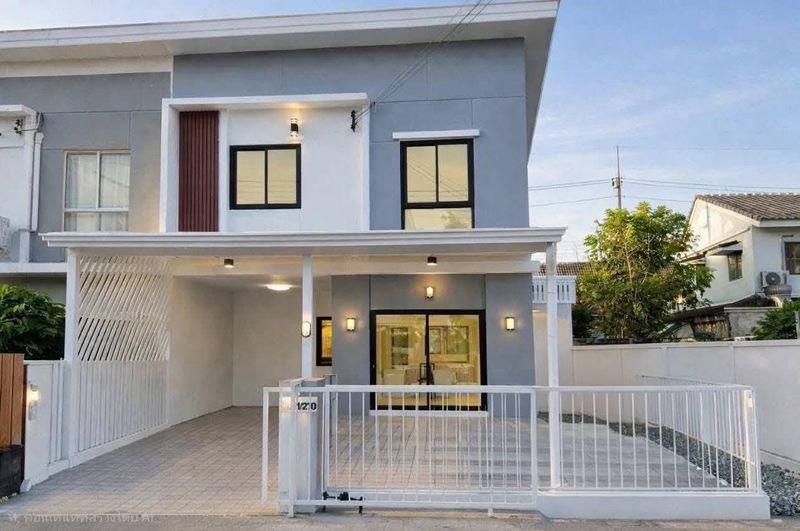 บางใหญ่หมู่บ้านพฤกษา64/2  คลองสาม คลองหลวงทาวน์เฮาส์ 2 ชั้น หลังมุม ตกแต่งใหม่พร้อมอยู่ บ้านสวย ทำเลดี ราคาน่ารัก 1