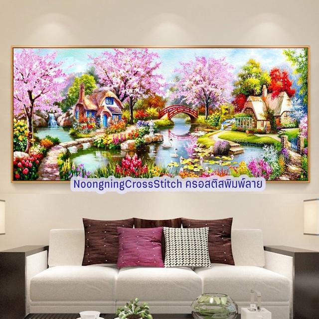 ร้าน Noongning Cross stitch ครอสติสพิมพ์ลาย จำหน่ายอุปกรณ์ครอสติส ภาพติดเพชร410 5