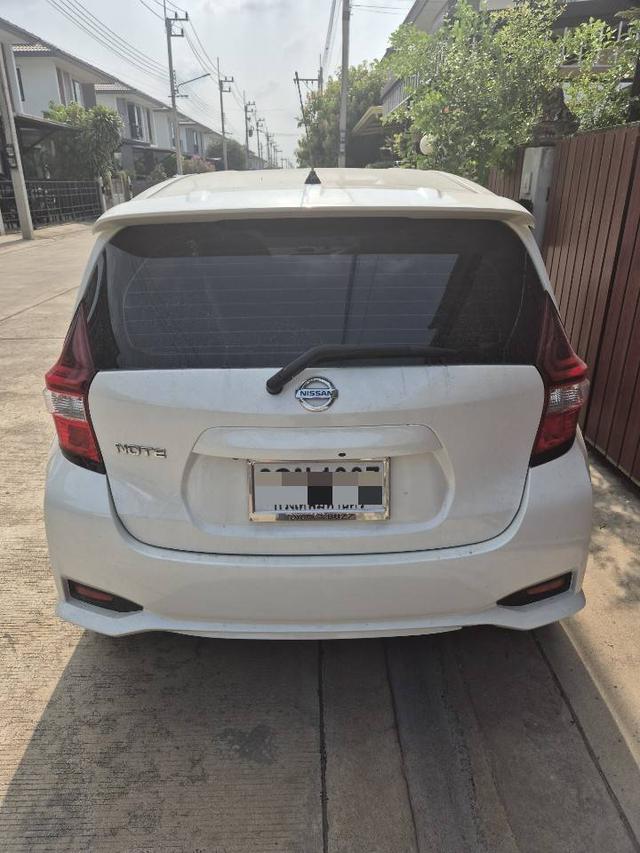 Nissan note 1.2.VL  at. ปี 2018 สีขาวมุก รูปที่ 2