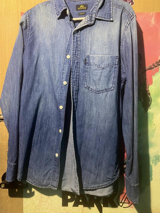 เสื้อยีนส์ mc แท้ 450- มือสองสภาพดี