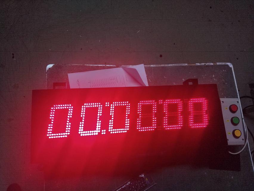 นาฬิกาจับเวลา นาที วินาที เสี้ยววินาที DIGITAL TIMER : DT-404A-PVC ตัวเลขสูง 4 นิ้ว เห็นระยะไกล ตั้งแต่ 1-40 เมตร ติดต่อ 064 452 6391, 061 813 7337