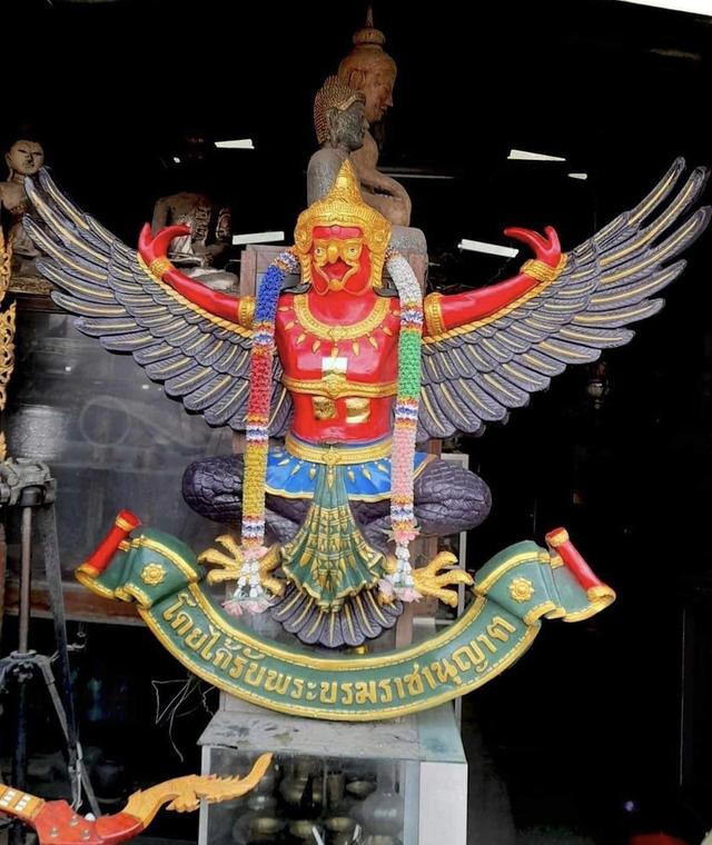 ครุฑธนาคารเก่า ครุฑองค์ใหญ่ ขนาด130ซม