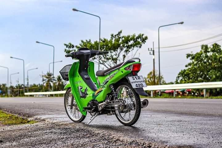 Honda wave 100สีเขียว 1