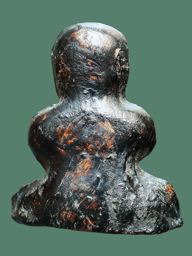 พระปิดตาหลวงพ่อทองสุข วัดสะพานสูง พิมพ์ตะพาบ....เก่า เนื้อจัดๆ 2