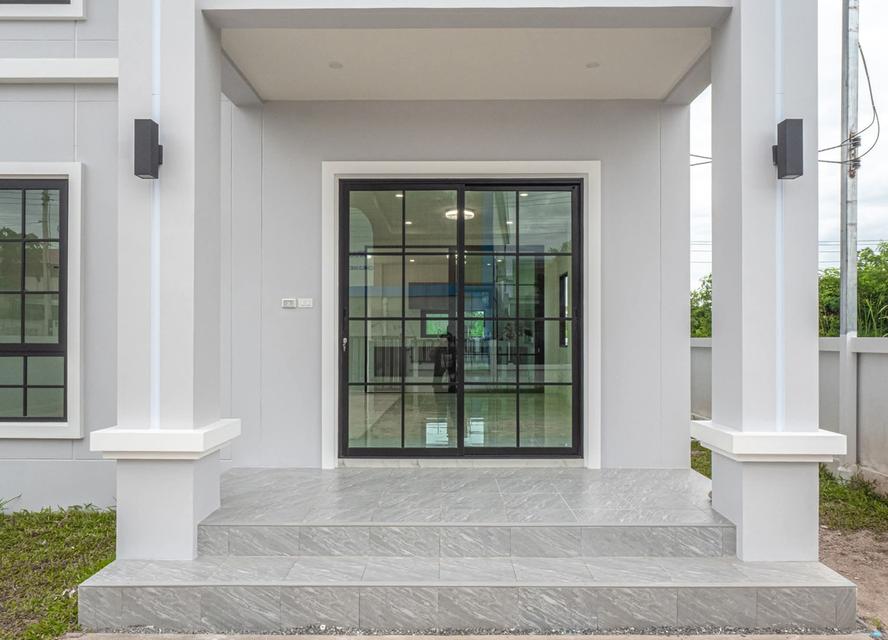 💒 บ้านเดี่ยว2 ชั้น สร้างใหม่ ประโดก-หมื่นไวย ใกล้ M6 ราคาบ้าน 4.89 ลบ. โทร.081-1132531/089-8192526 6