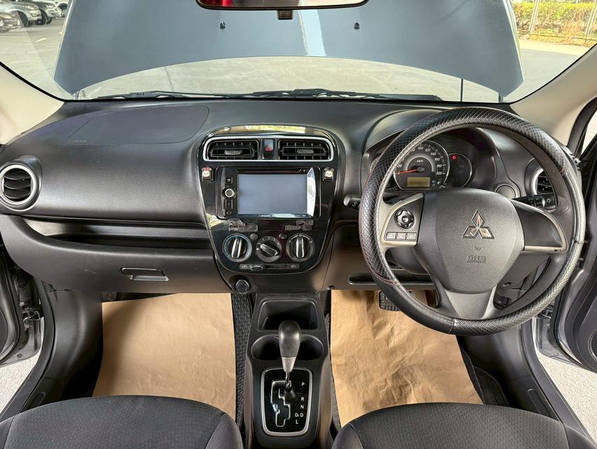 Mitsubishi Attrage 1.2GLX ปี 2017 เพีย199,000บาท ไมล์105xxx  เครื่องยนต์เกียร์ช่วงล่างดี แอร์เย็นฉ่ำ *ดูรถกทม ซอยประดิษฐมนูธรรม5 *0864368852เอ็มครับ*L รูปที่ 10