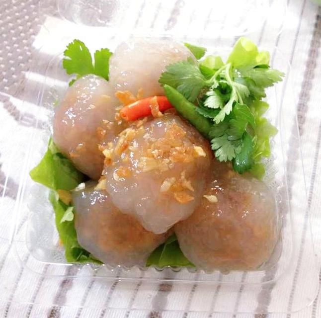 สาคูไส้หมู เจ้าอร่อย แม่กาย สาคูไส้หมู ขอนแก่น สูตรอร่อย หอม