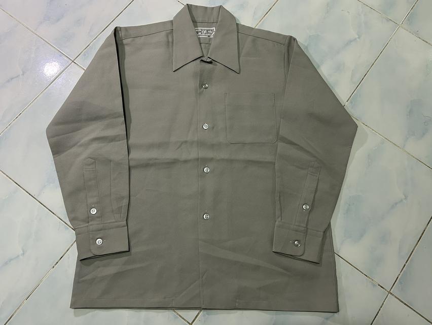 [เปิดขาย] เสื้อเชิ้ตวินเทจ 70s-80s Royalty Deluxe - Big Collar Shirt งานญี่ปุ่นแท้ Moritoshi Tokyo ผ้าเนื้อทรายพริ้วสวย สภาพกริ๊บ ไซส์ทอง! รูปที่ 3