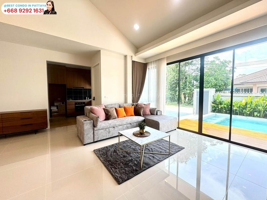 บ้านสร้างใหม่หลุดจอง ราคาดีเยี่ยม พร้อมเฟอร์นิเจอร์ครบ ฟังก์ชันจัดเต็ม ใกล้ทางด่วน-สุขุมวิท-หาดจอมเทียน! **#รหัสทรัพย์419** 10