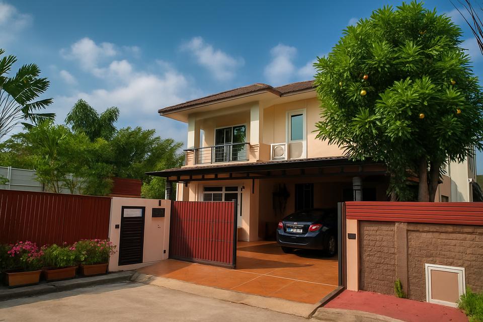 ให้เช่าบ้านเดี่ยว 2 ชั้น พระราม9 ขนาด3นอน 40,000บาท/เดือน โครงการ เดอะ แพลนท์ พระราม 9 - วงแหวน 2