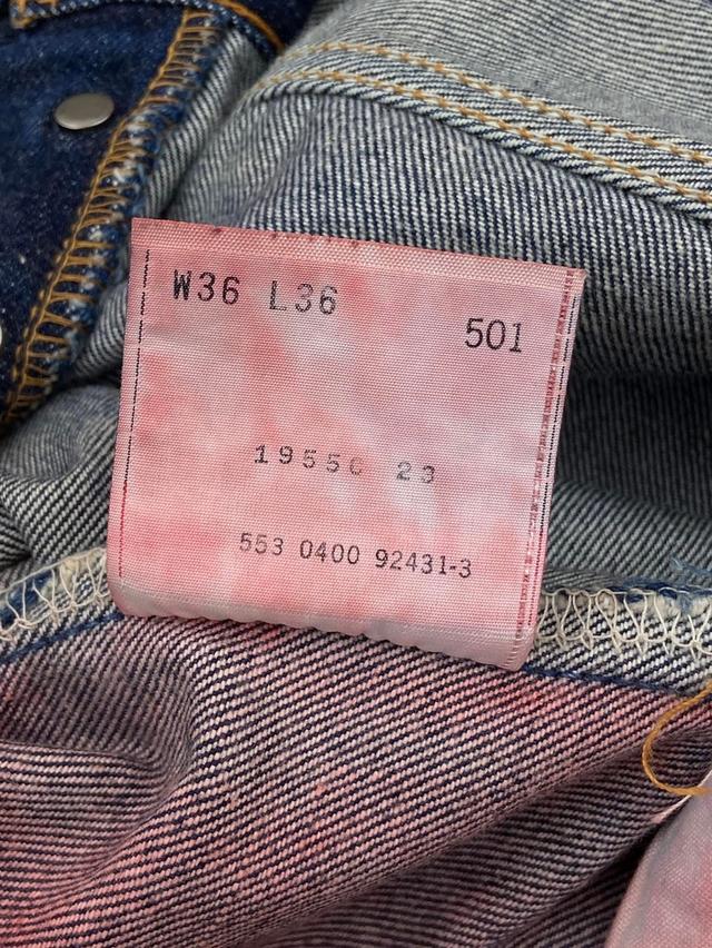 LEVI’S 501XX-2 ภาษา🇺🇸 MADE IN USA 🇺🇸 กระดุมตอกหมายเลข 553 ปีผลิต 2000 รูปที่ 5