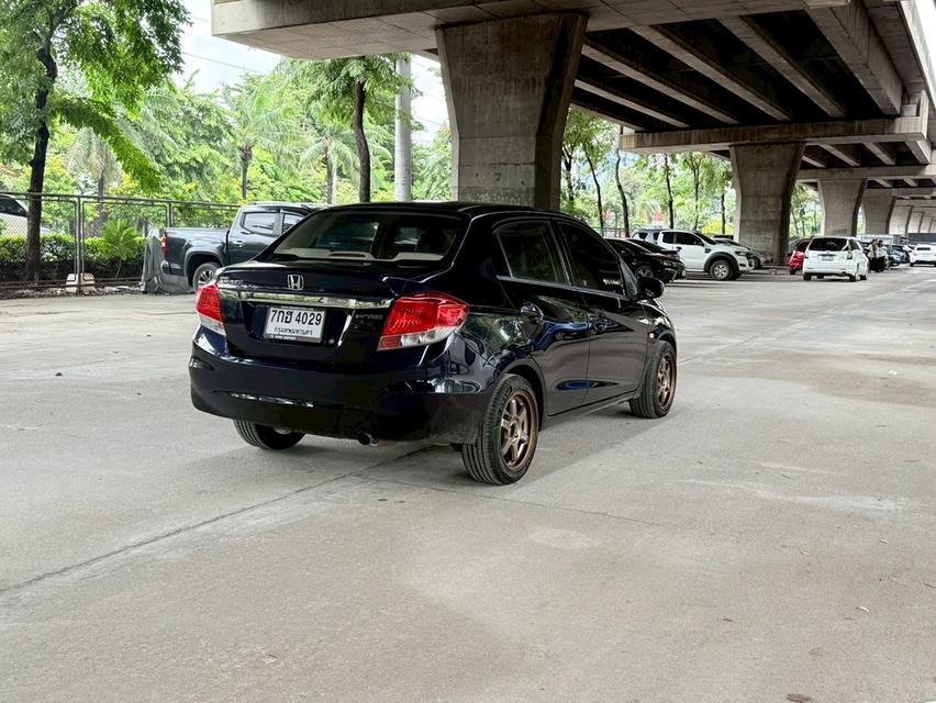 ขายรถ Honda Brio amaze 1.2 ปี 2013 สีน้ำเงิน เกียร์ออโต้ 4