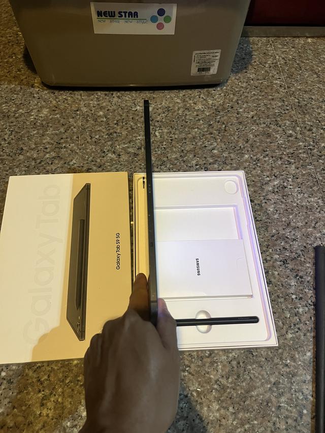 ขายSamsungTabS9สีGray5Gใส่ซิมได้128กิ๊กมีกล่องใช้งานดีถูกๆ รูปที่ 5