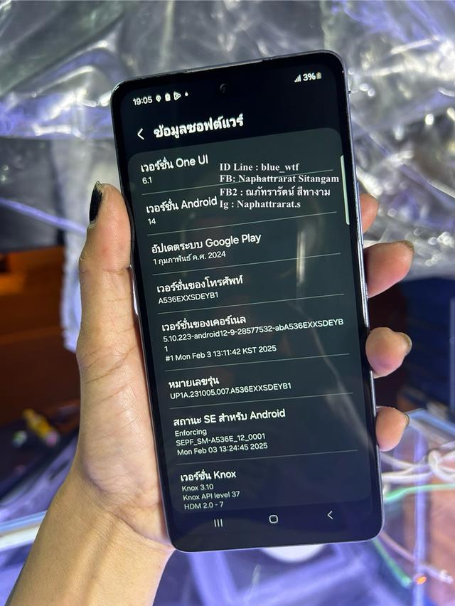 Samsung A53 รองรับ5G Rom128 Ram8 กล้อง4เลนส์ สเปคโหด ใช้งานปกติ สภาพสวย ได้ทุกซิม
