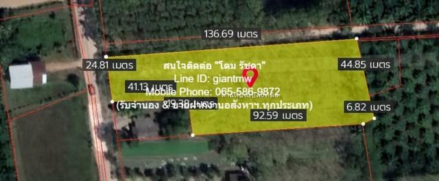 ที่ดิน ที่ดิน พร้อมสวนเกษตร (สวนยาง+มะพร้าว) ต.ชัยบุรี อ.เมืองพัทลุง จ.พัทลุง 2988 sq.wa 4500000 บาท ไม่ไกลจาก วัดวิหารส
