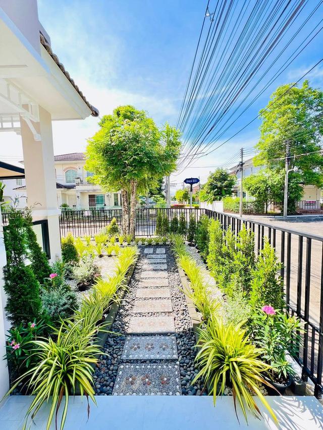 หมู่บ้านชัยพฤกษ์1 ถนน345 ปทุมธานีบ้านเดี่ยว 2 ชั้น หลังมุมถนนเมน ตกแต่งใหม่สไตล์ Modern Luxury พร้อมสวนอังกฤษ บ้านโทนอบอุ่น หรูสะอาดตา กระจกบานใหญ่ 7