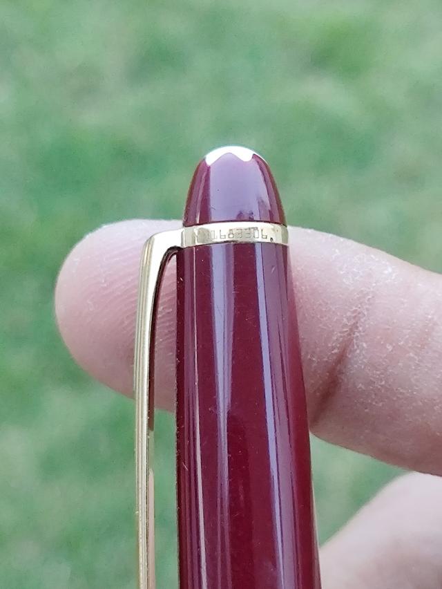 ปากกา มองบลังค์ 164 รุ่น Montblanc Meiterstuck 164 Burgundy with Gold Trim Ballpoint Pen รูปที่ 7