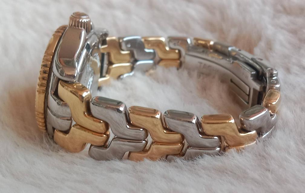 8.TAG Heuer Ladies SS/18k Gold WT1455 DW7002 Mother of Pearl Link Watch พร้อมกล่องแท้