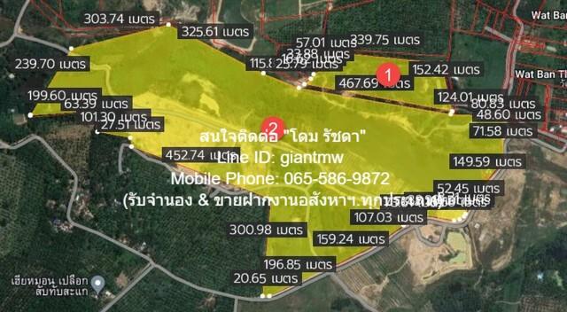 พื้นที่ดิน ืที่ดิน ทับสะแก จ.ประจวบคีรีขันธ์ area 16000 sq.wa ไม่ไกลจาก อ่างเก็บน้ำบ้านทุ่งตาเค็ท สะดวกสบาย ที่ดินรูปทรง