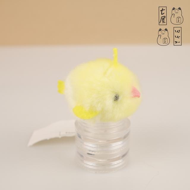 ตุ๊กตา ต้าวฟู。ฟุกุ ฟุกุ・เจี๊ยบเหลือง ขนฟู 🐥 Lemon Yellow Tiny Plush 4.5 cm ✅ AMUSE・อมูส・Fuku-Fuku Shimaenaga・Colourful Chick Fuwapuwan ❄️✨ รูปที่ 5
