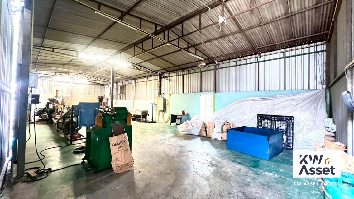 ขายโรงงานหลอมเม็ดพลาสติก เนื้อที่ 5 ไร่ พร้อมใบรง. 4 บางละมุง ชลบุรี  🟨ที่ดินผังสีเหลือง  ☑️ใบอนุญาตโรงงาน(Active)105, 53(5) ☑️ได้รับ ISO 9