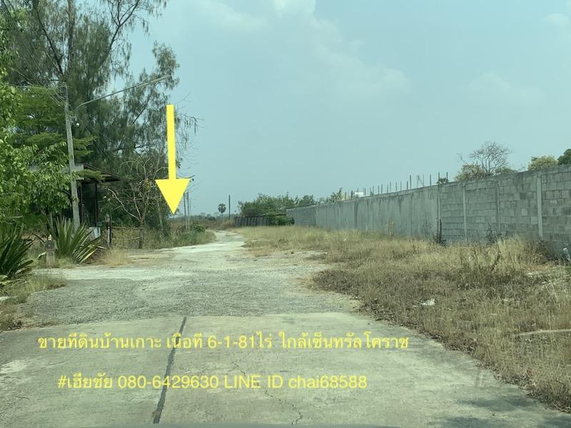 ขายที่ดินบ้านเกาะใกล้เซ็นทรัลโคราช เนื้อที่ 6-1-81ไร่ หน้า 52เมตร ลึก 200เมตร ใกล้ห้างโกลบอลล์เฮ้าส์ในเมืองโคราช 4