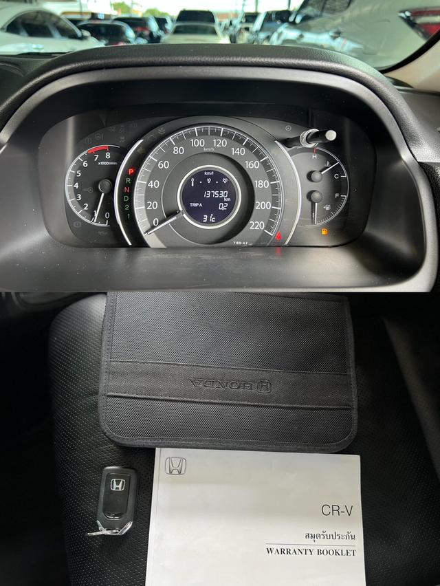 ปี 2015 HONDA CRV, 2.0 E (i-VTEC)โฉม ปี12-17 สีขาว เกียร์ออโต้ เครื่องเบนซิน 15
