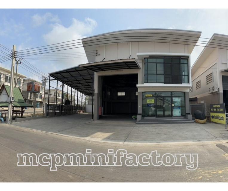 รูป ขายโรงงานmcpminifactor ที่ดินติดถนนซอยวัดคู่สร้าง  สร้างใหม่พื้นที่สีม่วงสำหรับโรงงานขนาดเล็ก  ทำเลค้าขาย
