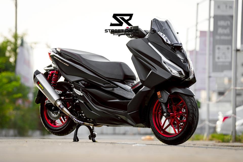 ❗️❗️เข้าใหม่! สายเท่จัดให้ครบ! ❗️❗️ 🏍️ #Forza350 ปี 2024 สีดำ ใส่ Profender GP ของแต่งเบิกใหม่ทั้งคัน! หล่อสุดในรุ่น ขี่นุ่ม โช๊คเทพ ของครบพร้อมซิ่ง! 7