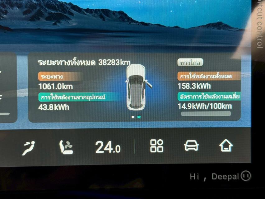 รหัสรถ PBG9999 Deepal S07 สีขาว+เบาะดำ ปี2024 17