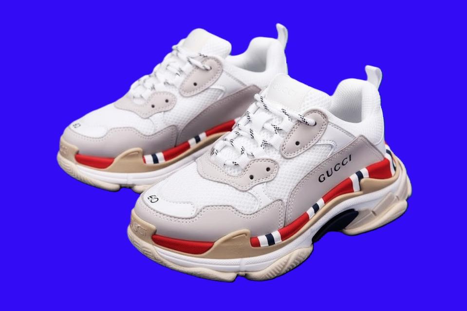 รองเท้า Gucci x Balenciaga collab Sneakers 4