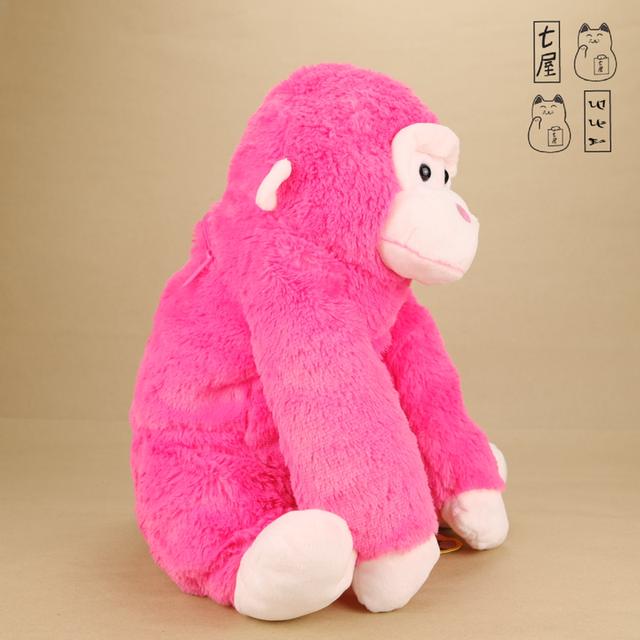 กระเป๋า ตุ๊กตา โกริตัน・คิงคอง ชมพู 🦍 Momoiro ~  Pink・GORITAN・AMUSE・Uhouho Gorilla no Gori-kun ~ Plush Backpack ~ Mega Jumbo ~ M Size・37 cm 🎒 รูปที่ 5