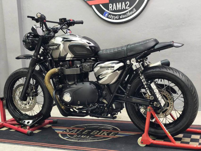 TRIUMPH BONNEVILLE T100 BLACK ปี 2017 ABS🇬🇧 แต่ง TRACKER หล่อๆ จบ ๆ พร้อมขี่ รูปที่ 20