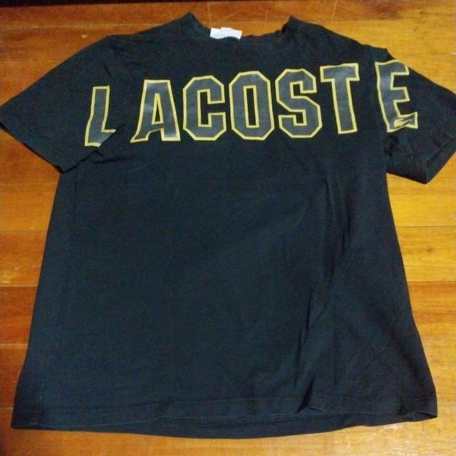 เสื้อยืดแขนสั้น Lacoste แท้ มือสอง สภาพดี ของพร้อมส่งครับ