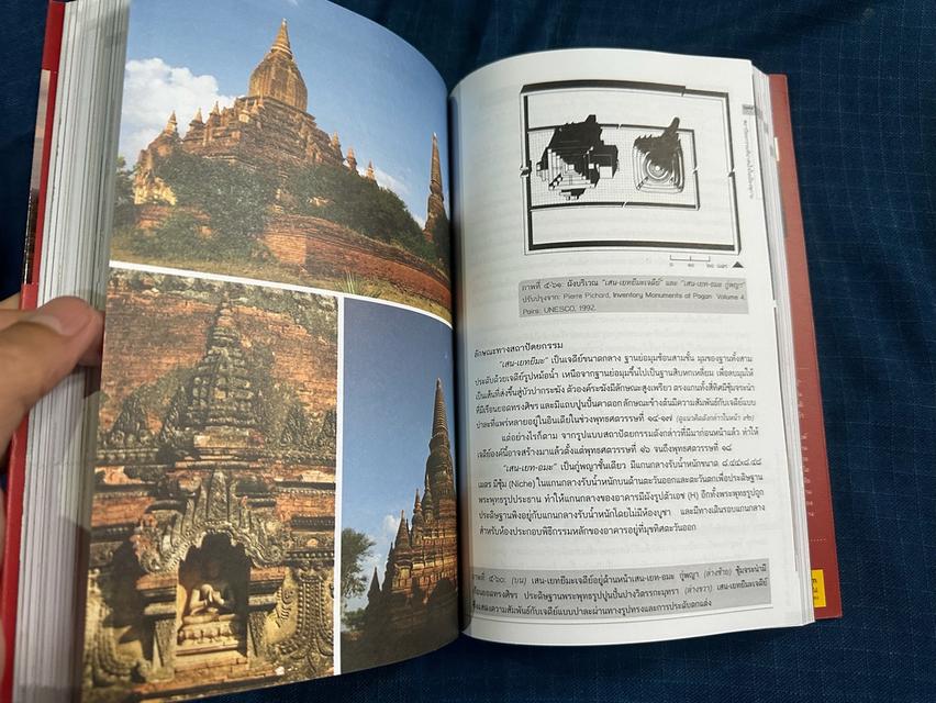 หนังสือพุกาม การก่อรูปของสถาปัตยกรรมจากก้อนอิฐแห่งศรัทธา สำนักพิมพ์อุษาคเนย์ ความหนา392หน้า ปกอ่อน 4