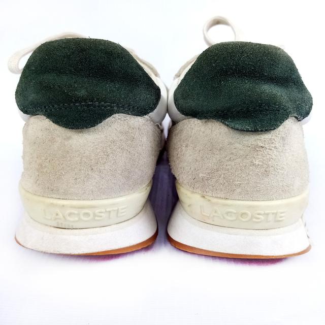 LACOSTE รองเท้าผ้าใบมือสอง สภาพงามๆ จัดส่งฟรี!!! เก็บปลายทาง