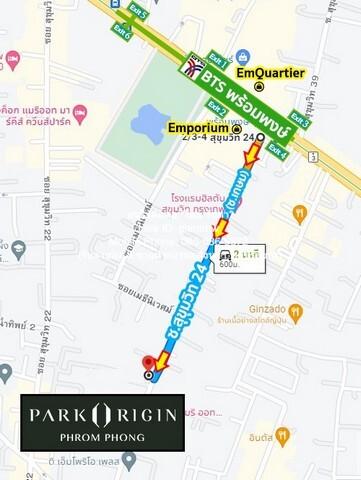SALE ขาย คอนโดมิเนียม PARK ORIGIN THONGLOR 1นอน 30 SQUARE METER 6000000 บาท. สวยมาก 2