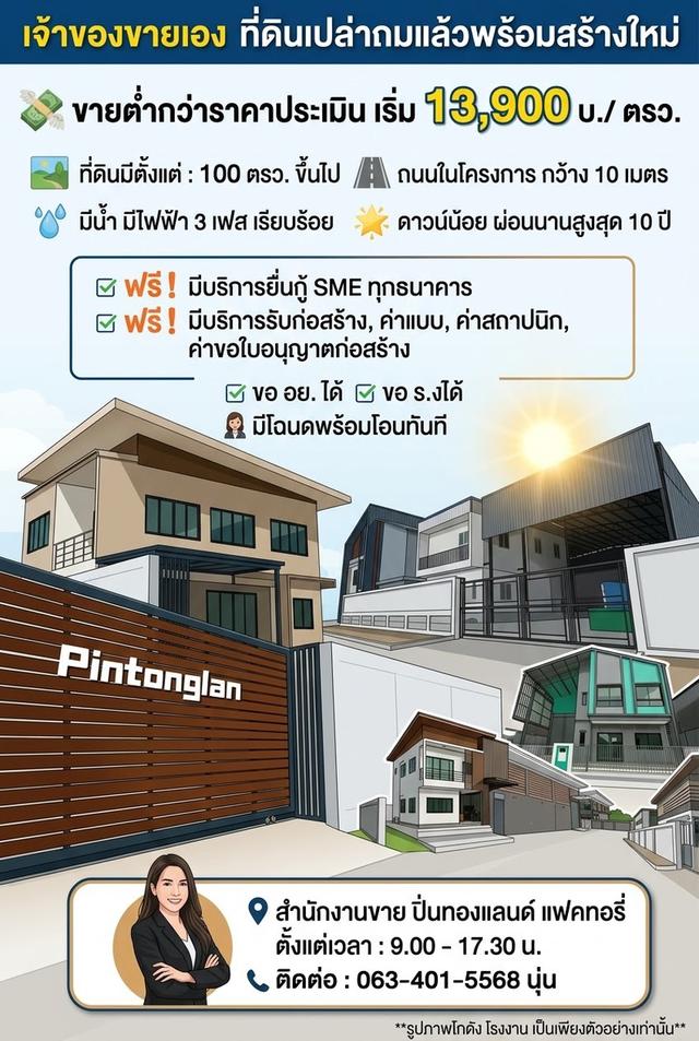 ปิ่นทองแลนด์ที่ดินเปล่า 1