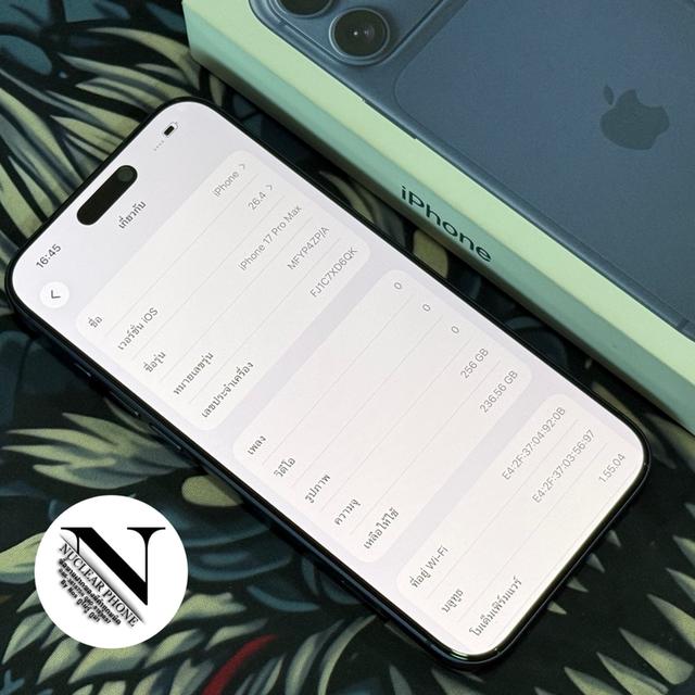 iPhone 17 pro max 256GB รูปที่ 4