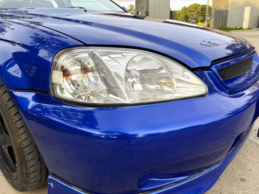 CIVIC COUPE ปี 2000 หล่อๆ สีใสเงาจัด เคลือบแก้ว อะไหล่เบิกใหม่ 7