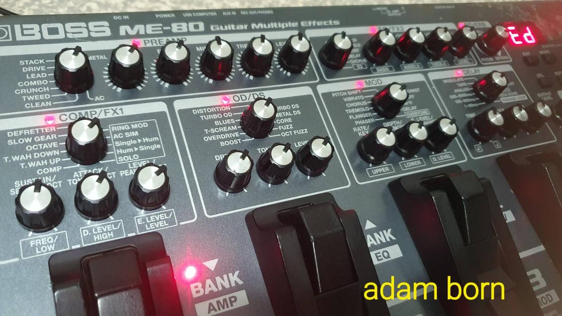 *ขายครับ! Boss Effects** 1. BOSS ME80 ใช้งานได้ปรกติ มี adapter ให้ครับ=5200.- 3