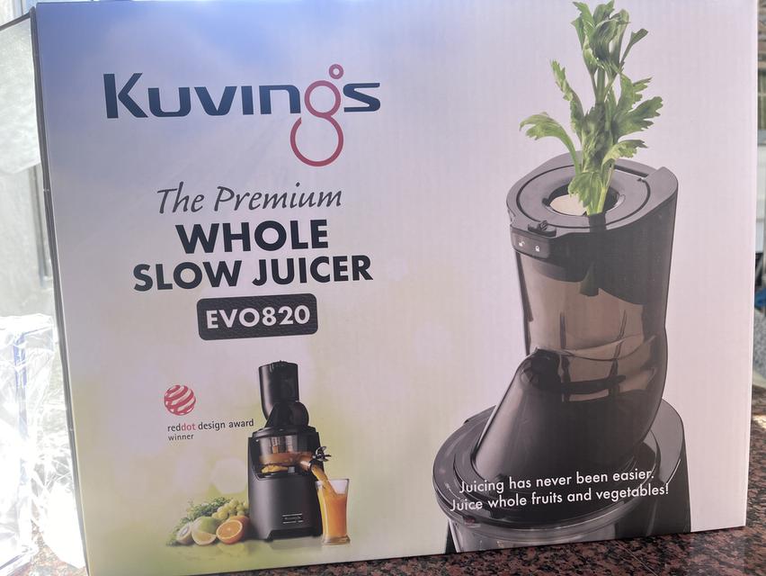 เครื่องปั่นผลไม้สกัดเย็น Kuvings EVO820 ใหม่! ไม่เคยใช้งาน