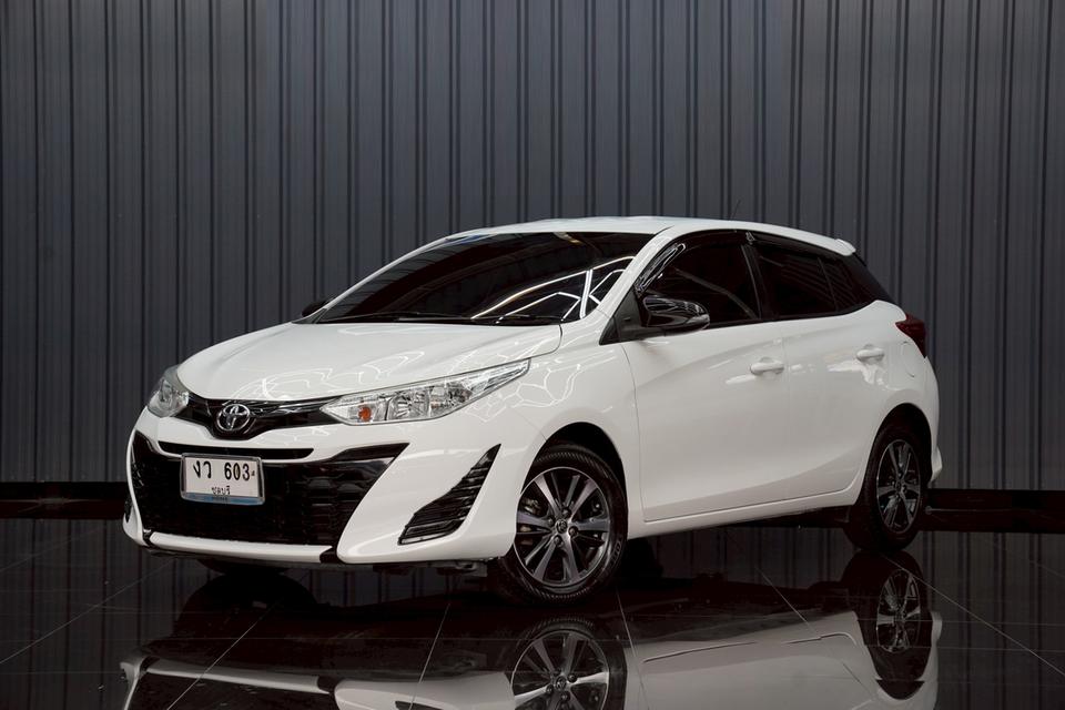 #TOYOTA YARIS 1.2 MID AT ปี 2020 สี ขาว