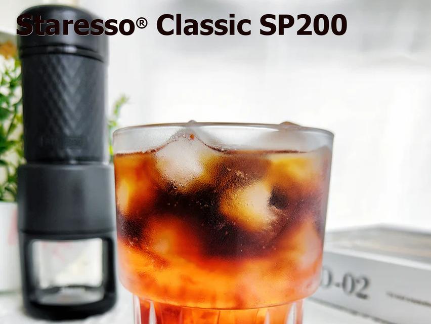 เครื่องชงกาแฟเอสเพรสโซ แบบพกพา STARESSO® Classic SP200(SP200BL159) ราคาขาย 970 บาท รวมค่าส่ง แบบ EMS ทั่วไทย 8