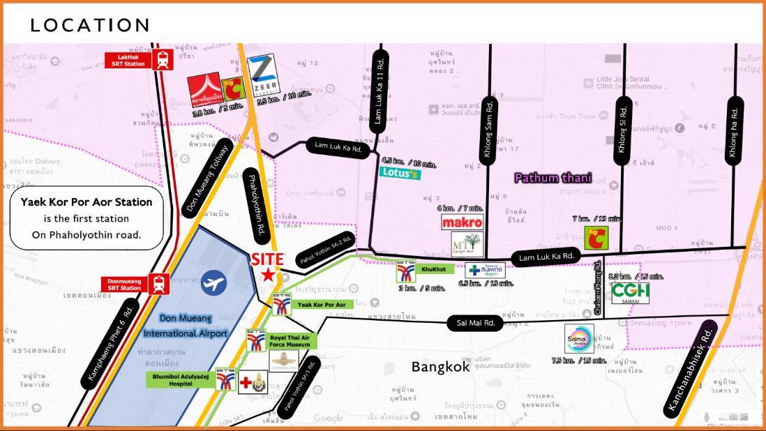 ที่ดินทำเลศักยภาพ ใกล้ BTS แยก คปอ. 5