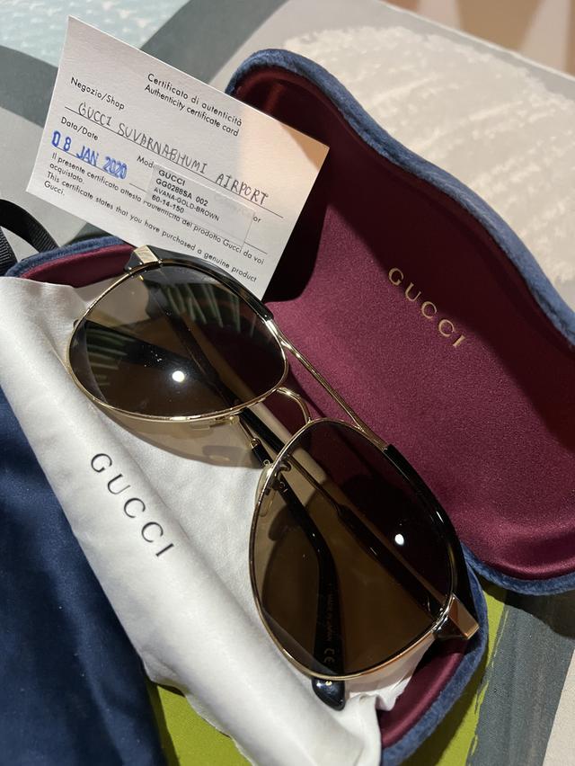 แว่นตา GUCCI กันแดด UV รูปที่ 2