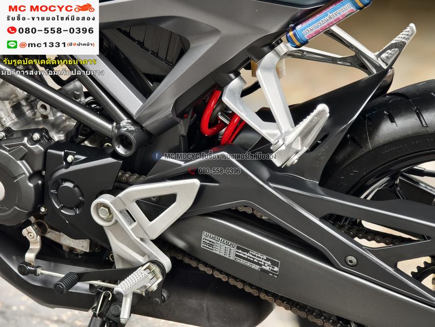 CB 150R 2022 วิ่ง200โล กุญแจแท้2ดอก รถบ้านแท้มือเดียว สภาพใหม่ป้ายแดง เอกสารครบ No1067 13